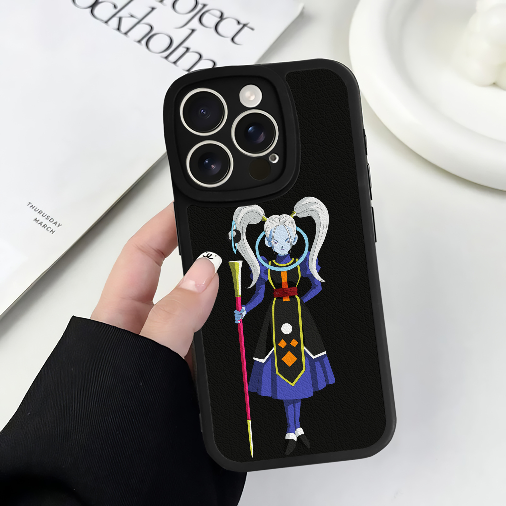 （画像用） ドラゴンボール DRAGON BALL 【iPhone 16シリーズ対応】シリコンスマホケース（レザー調） 材質：シリコン